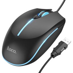 ماوس Gaming سلكي hoco GM37 Wonderful بدقة 2400 DPI و4 أزرار وإضاءة متعددة الألوان hoco Gaming GM37 Wonderful 2400 DPI 4 Mouse