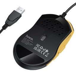 ماوس Gaming سلكي hoco GM51 Sky بدقة 3600 DPI و6 أزرار وإضاءة 7 ألوان بكيبل مجدول hoco GM51 Sky Mouse