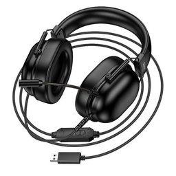 سماعة Gaming سلكية hoco W113 بمنفذ USB وصوت محيطي 7.1 مع مايك hoco W113 USB Gaming Headset