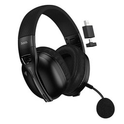 سماعة رأس Gaming لاسلكية فوق الأذن hoco W114 Magic بأربعة أوضاع اتصال وسواقة 50mm ومايك قابل للفصل hoco Gaming W114 Magic 50mm Headphones