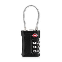 قفل حقيبة سفر COTECi برقم سري 3 أرقام معتمد TSA من سبائك الزنك COTECi Luggage Lock TSA Accessory