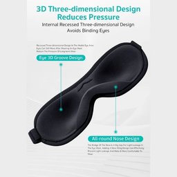 غطاء عين للنوم COTECi ثلاثي الأبعاد حاجب للضوء بالكامل COTECi 3D Blackout Sleeping Mask Accessory