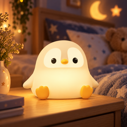 مصباح البطريق الليلي القابل للشحن Rechargeable Penguin Night Light