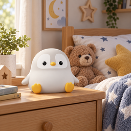 مصباح البطريق الليلي القابل للشحن Rechargeable Penguin Night Light