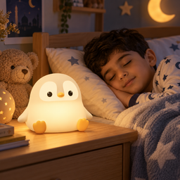 مصباح البطريق الليلي القابل للشحن Rechargeable Penguin Night Light