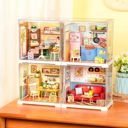 شرفة الاستراحة المشمسة – مجسم مصغّر Sunny Lounge Balcony Miniature