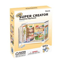 شرفة الاستراحة المشمسة – مجسم مصغّر Sunny Lounge Balcony Miniature