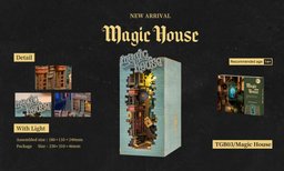 بيت الكتب السحري المصغّر Magical Miniature Book House