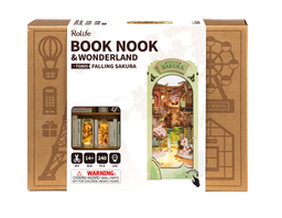 زاوية الكتب – سقوط أزهار الساكورا Falling Sakura Blossoms Book Nook