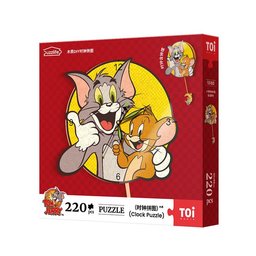 بازل ساعة توم وجيري – 220 قطعة Tom and Jerry Clock Puzzle - 220 Pieces