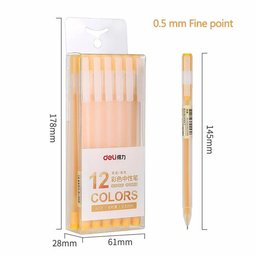 قلم جل برتقالي Orange Gel Pen