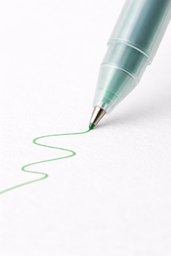 قلم جل أخضر دقيق – 0.5 ملم Green Fine Tip Gel Pen - 0.5 mm