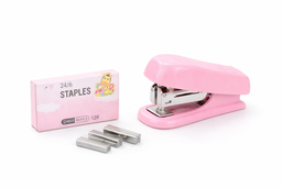 كابسة مكتبية صغيرة – وردي Small Pink Desk Stapler