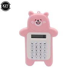 آلة حاسبة صغيرة بتصميم دب – ألوان متعددة Mini Bear Calculator - Multiple Colors