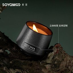 شمعة عطرية بفتيل خشبي Wooden Wick Scented Candle