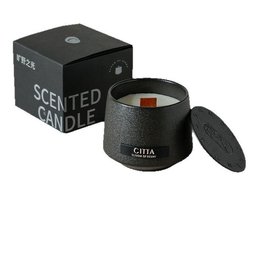 شمعة عطرية بفتيل خشبي Wooden Wick Scented Candle