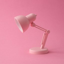 مغناطيس ثلاجة مصباح وردي مضيء Illuminated Pink Lamp Fridge Magnet