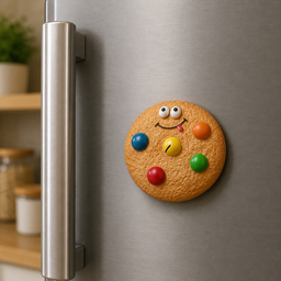 مغناطيس ثلاجة البسكويت الملون Colorful Cookie Fridge Magnet