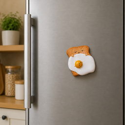 مغناطيس ثلاجة التوست والبيضة Toast and Egg Fridge Magnet