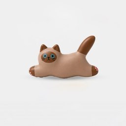 مغناطيس ثلاجة القط البني Brown Cat Fridge Magnet