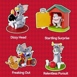 صندوق مفاجآت توم وجيري – سلسلة توم المسكين Tom and Jerry Poor Tom Series Blind Box