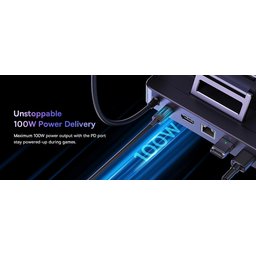 قاعدة إرساء Baseus GamerX بـ 6 منافذ USB-C لجهاز Steam Deck Baseus GamerX 6 Ports USB-C Steam Deck Docking Station