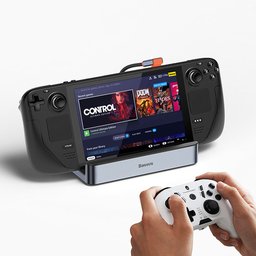 قاعدة إرساء Baseus GamerX بـ 6 منافذ USB-C لجهاز Steam Deck Baseus GamerX 6 Ports USB-C Steam Deck Docking Station