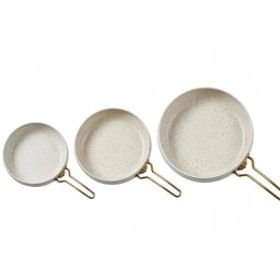 طقم طاوات كرانيت ثلاث أحجام Frying pan set