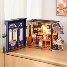 بيت الشاي المصغّر للتركيب Leisure Time Tea Room – DIY Miniature Kit