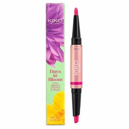 روج وقلم شفاه كيكو ميلانو دايز إن بلوم 2 في 1 – درجة 06 بينك لايف KIKO Milano Days in Bloom 2-in-1 Vibrant Lipstick & Pencil – 06 Pink Life