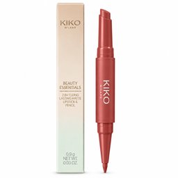 روج وقلم شفاه كيكو ميلانو بيوتي إسينشالز 2 في 1 – درجة 03 KIKO Milano Beauty Essentials 2-in-1 Long Lasting Matte Lipstick & Pencil – 03
