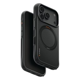 يونيك Keva MŌV حافظة حماية مغناطيسية مع مسند Mōvix دوّار 360° لهاتف iPhone 18 Pro - أسود كربوني UNIQ Keva MŌV Magnetic Protective Case with Mōvix 360° Swivel Kickstand for iPhone 18 Pro - Carbon Black