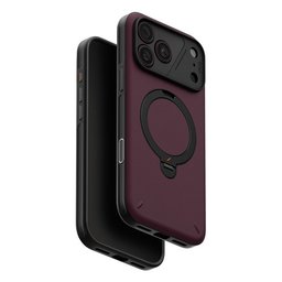 يونيك Elix حافظة هجينة مع مسند Mōvion قابل للقلب 180° والدوران 360° لهاتف iPhone 18 Pro Max - كستنائي داكن UNIQ Elix Hybrid Case with Mōvion 180° Flip and 360° Rotating Kickstand for iPhone 18 Pro Max - Deep Maroon