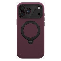يونيك Elix حافظة هجينة مع مسند Mōvion قابل للقلب 180° والدوران 360° لهاتف iPhone 18 Pro Max - كستنائي داكن UNIQ Elix Hybrid Case with Mōvion 180° Flip and 360° Rotating Kickstand for iPhone 18 Pro Max - Deep Maroon