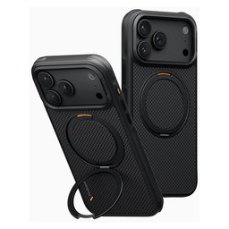 يونيك Keva MŌV حافظة حماية مغناطيسية مع مسند Mōvix دوّار 360° لهاتف iPhone 18 Pro Max - أسود كربوني UNIQ Keva MŌV Magnetic Protective Case with Mōvix 360° Swivel Kickstand for iPhone 18 Pro Max - Carbon Black