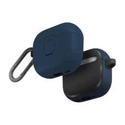 يونيك Clyde حافظة بقفل لسماعات AirPods الجيل الرابع / الخامس - أزرق ملكي / رمادي داكن UNIQ Clyde Locking Case for AirPods 4th / 5th Gen - Royal Blue / Dark Gray
