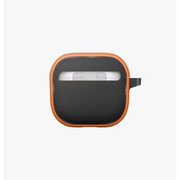 يونيك Clyde حافظة بقفل لسماعات AirPods الجيل الرابع / الخامس - برتقالي فولت / فحمي UNIQ Clyde Locking Case for AirPods 4th / 5th Gen - Volt Orange / Charcoal