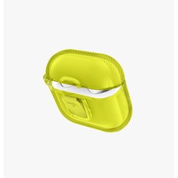 يونيك Glase Pro حافظة بقفل لسماعات AirPods الجيل الرابع / الخامس - ليموني فاتح UNIQ Glase Pro Locking Case for AirPods 4th / 5th Gen - Light Lime