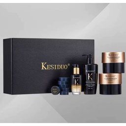 طقم كافيار كيسيدو الفاخر للعناية بالشعر KESIDUO Black Key Caviar Luxury Hair Treatment Kit