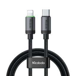 كيبل Mcdodo CA-4820 بقوة 36W من USB-C الى Lightning بطول 1 متر مع اضاءة LED Mcdodo CA-4820 36W Cable