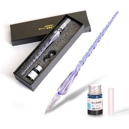 طقم قلم غمس زجاجي AOKUY Glass Dip Pen Set