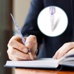 طقم قلم غمس زجاجي AOKUY Glass Dip Pen Set