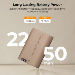 KF28.0022 LP-E6NH Battery 2250mAh with USB Type C Charging KF28.0022 LP-E6NH Battery 2250mAh with USB Type C Charging