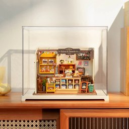 علبة عرض أكريليك شفافة للمجسمات Clear Acrylic Display Case for Miniatures