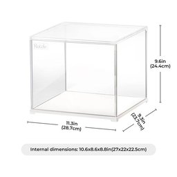 علبة عرض أكريليك شفافة للمجسمات Clear Acrylic Display Case for Miniatures
