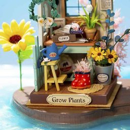 مجسم حديقة الشرفة الحالمة Dreamy Balcony Garden Miniature