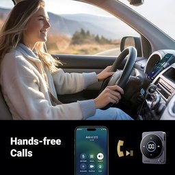 مستقبل صوت لاسلكي بتقنية البلوتوث من UGREEN مع منفذ صوت 3.5 مم - مستقبل بلوتوث لاسلكي Ugreen CM724 UGREEN Wireless Bluetooth Audio Receiver with 3.5mm Audio Jack - Ugreen CM724 Bluetooth Wireless Receiver