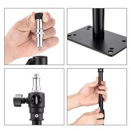 Table Wall Ceiling Boom Arm Light Stand Adjustable Height 5/8" Spigot 34-54cm Table Wall Ceiling Boom Arm Light Stand Adjustable Height 5/8" Spigot 34-54cm