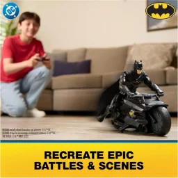 سبين ماستر (دي سي RC) دراجة بات سايكل كور 12 بوصة RC Spin Master (DC RC) 12Inch Core Batcycle RC