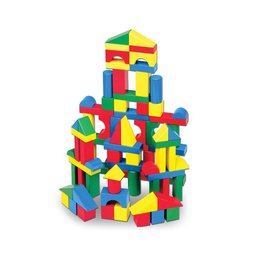 ميليسا آند دوغ مجموعة 100 مكعب خشبي Melissa & Doug 100 Wood Blocks Set